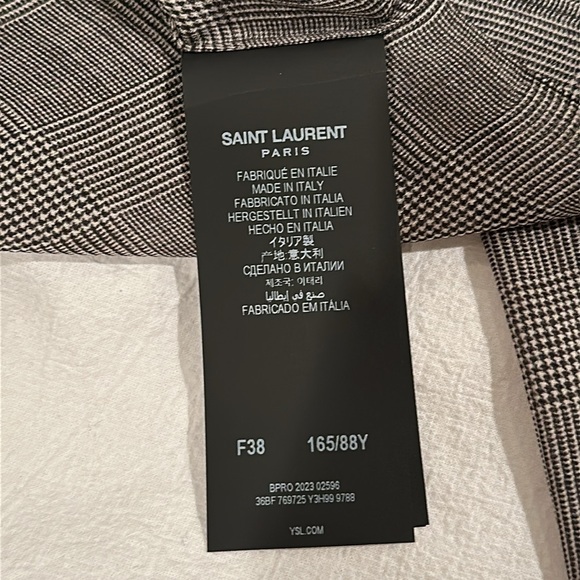 NWT Saint Laurent Sheer Blouse - Picture 13 of 14